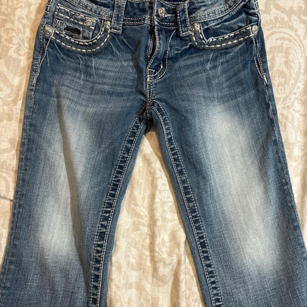 Stylish miss me Blue Denim Jeans capris